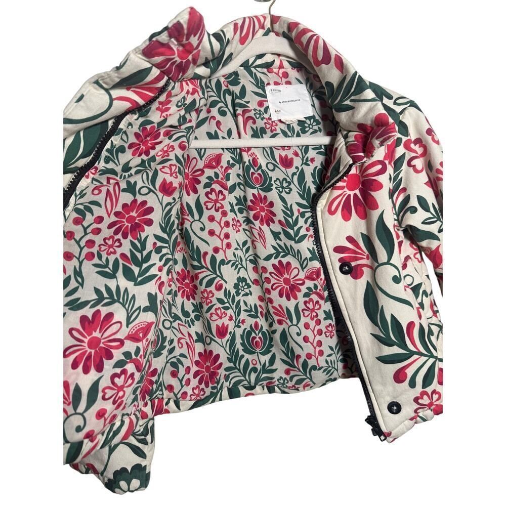 Anthropologie Floral Patterned Jacket Sz. XXS - Picture 10 of 10